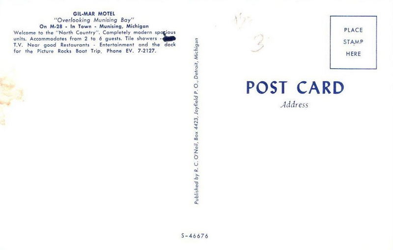 Gil-Mar Motel - Vintage Postcard (newer photo)